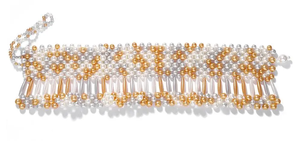 Длинное большое жемчужное ожерелье с подвеской женские Дешевые Модные ювелирные