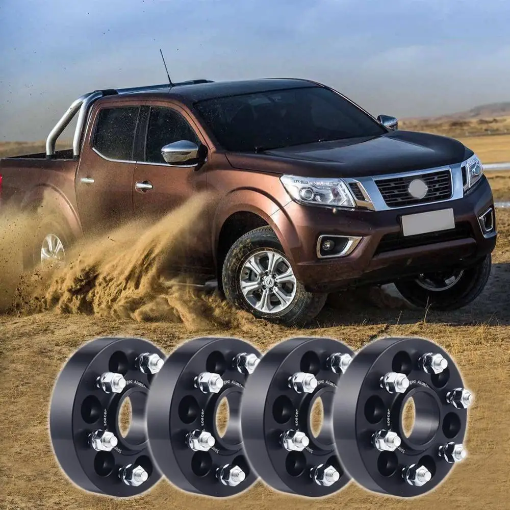 

2pcs/set PCD 6x114.3 Car Wheel Spacer Adapter M12x1.25 Hubcentric Wheel Spacers 6 Lug For Nissan Navara D40/NP300
