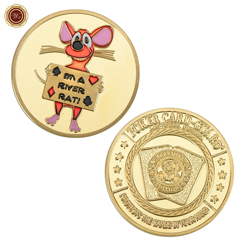 Новый Poker Card Guard защита рук металлический жетон монета с пластиковой крышкой