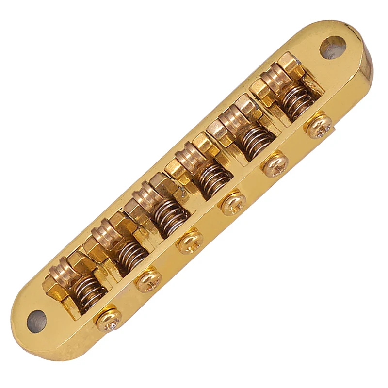 Gold Tune O Matic Электрический ролик Saddle Bridge Lp электрогитара мост из Кореи|Детали и