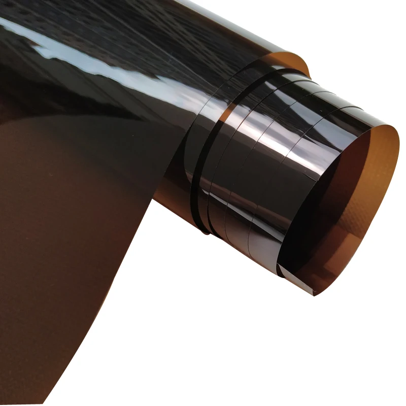 Чайно коричневая Солнцезащитная стеклянная пленка самоклеящаяся защита