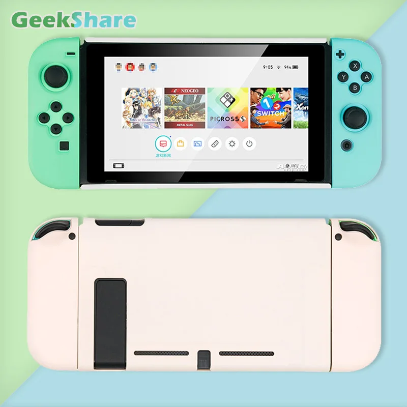Защитный чехол GeekShare для Nintendo Switch Жесткий Чехол перекрещивания животных корпус