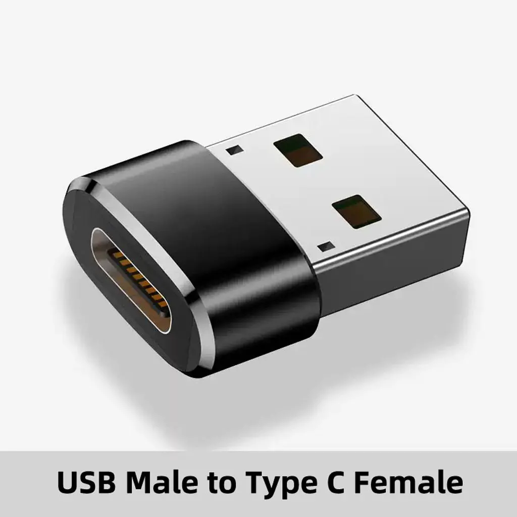 Адаптер USB-type-C Mini Usb c OTG Зарядное устройство переходник конвертер для Macbook huawei Sumsung Usbc к usb зарядному адаптеру - Цвет: USB male To Type C
