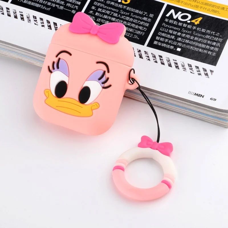 

Donald Duck Daisy Disney Airpods Case for Airpod Pro 2 Soft Silicone Novelty Headphone Shell Anime Shockproof Earphones Cover