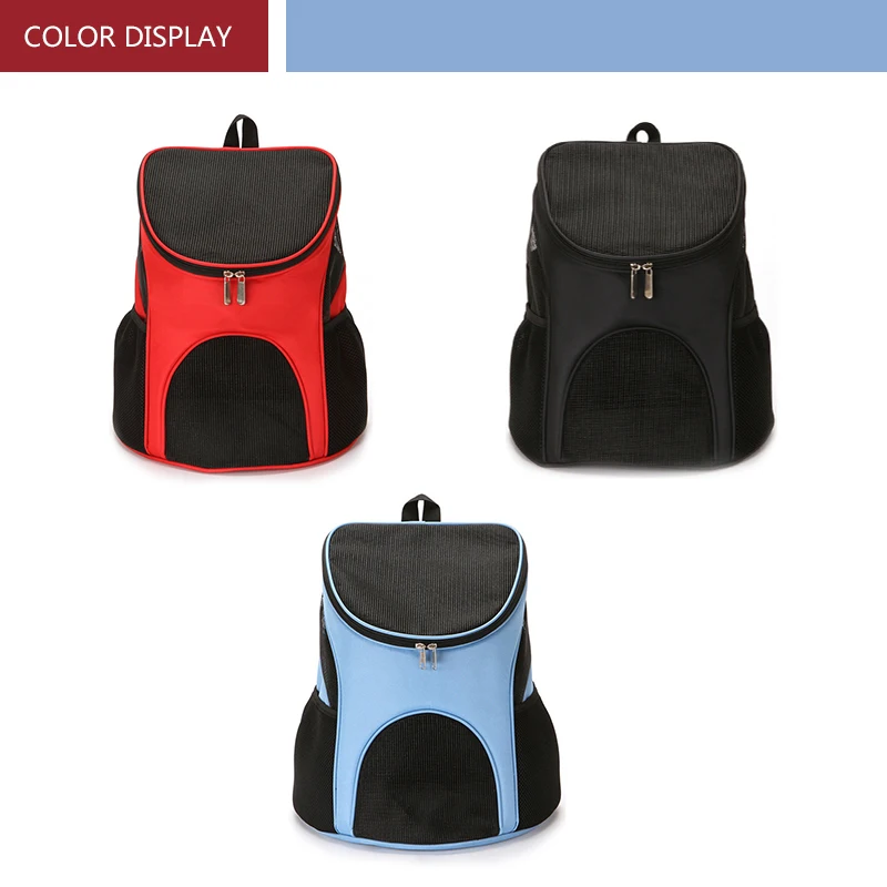 

Pet Cat Carrier Double Shoulder Bag Foldable Outdoor Travel Bags For Small Dog Cats Portable Breathable Mesh Backpack Supplies
