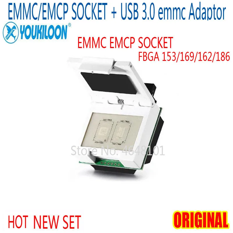 2022 новый оригинальный Lite USB3.0 SuperSpeed eMMC Reader + EMMC/EMCP Socket( FBGA 153/169/162/186 221/254) для UFI BOX |