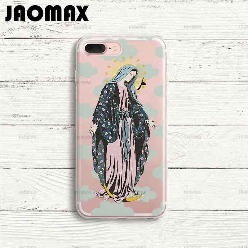 Jaomax Couple Amen Cruz Amor Jesus Phone Case for iPhone 11 pro max 7 Plus Xs 6S 5 SE Transparent Silicone Protective Cover | Мобильные