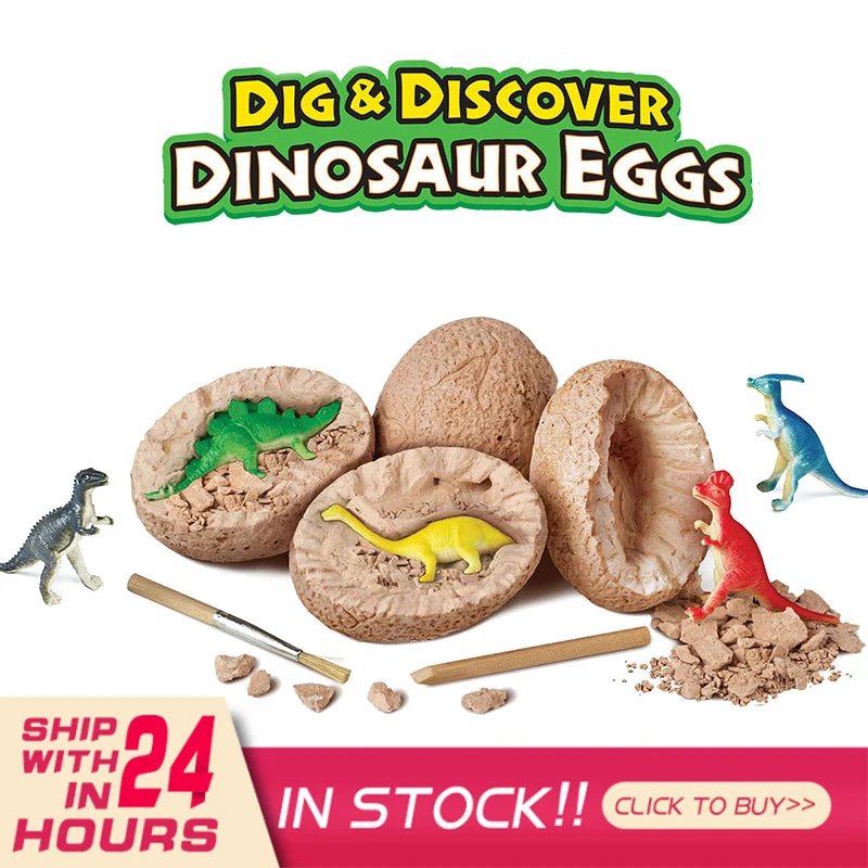 

1 шт. динозавр игрушки динозавр яйца раскопки игрушки новинка кляп игрушки для детей динозавр научные игрушки Ранние развивающие игрушки