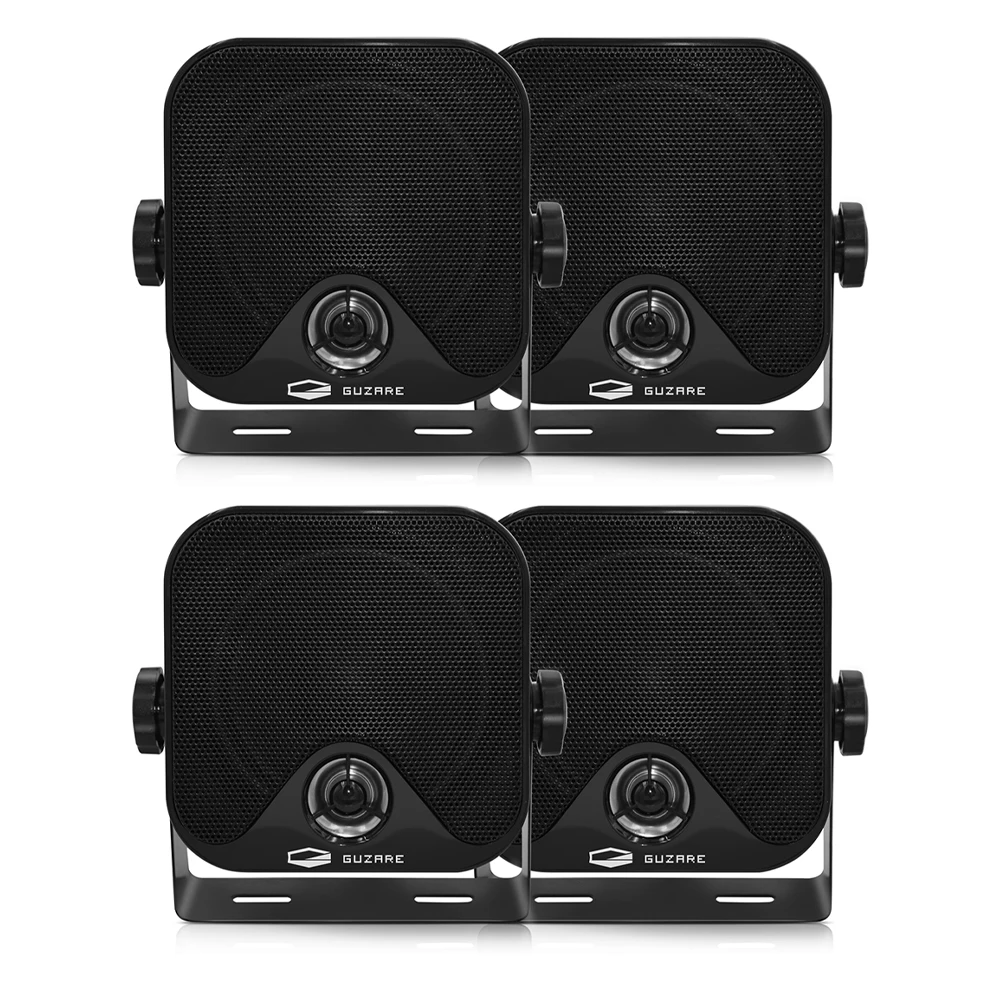 

2 пары 4 "Морской Водонепроницаемый колонки Heavy Duty поверхностного монтажа на открытом воздухе колонки для UTV ATV бассейн грузовик гольф-кары в байкерском стиле