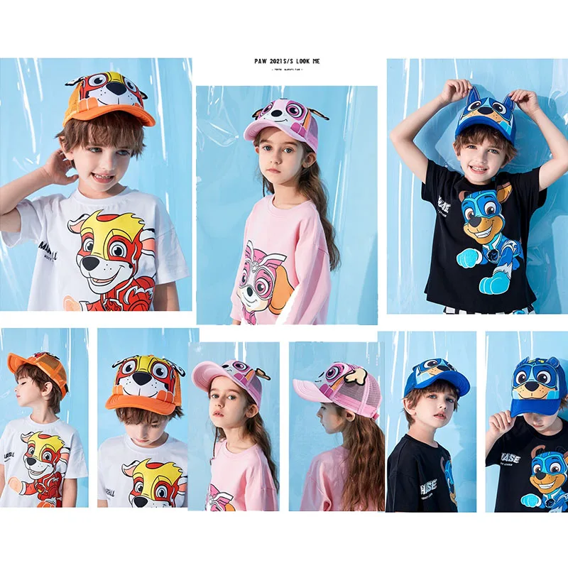Бейсболка детская из сетчатой ткани с принтом Щенячий патруль | Аксессуары для