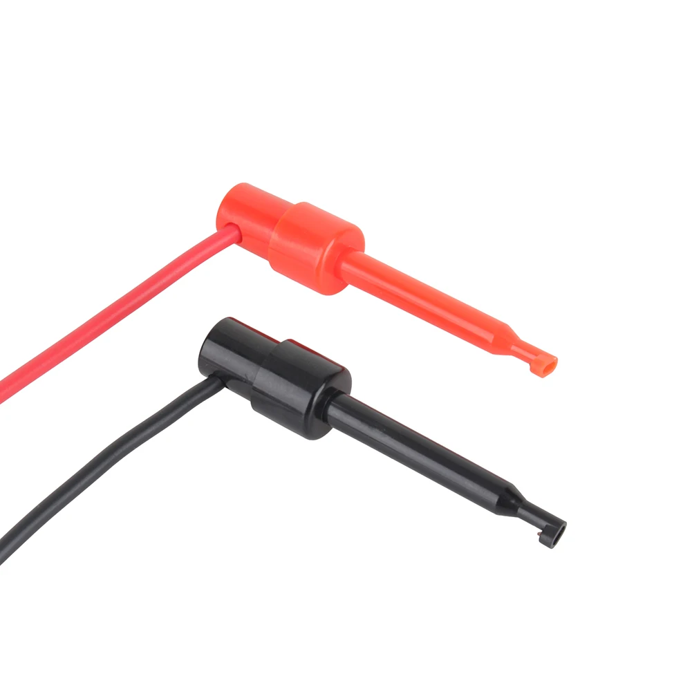 1 пара вилок типа банан для тестирования крючка зажим зондовый кабель измерения