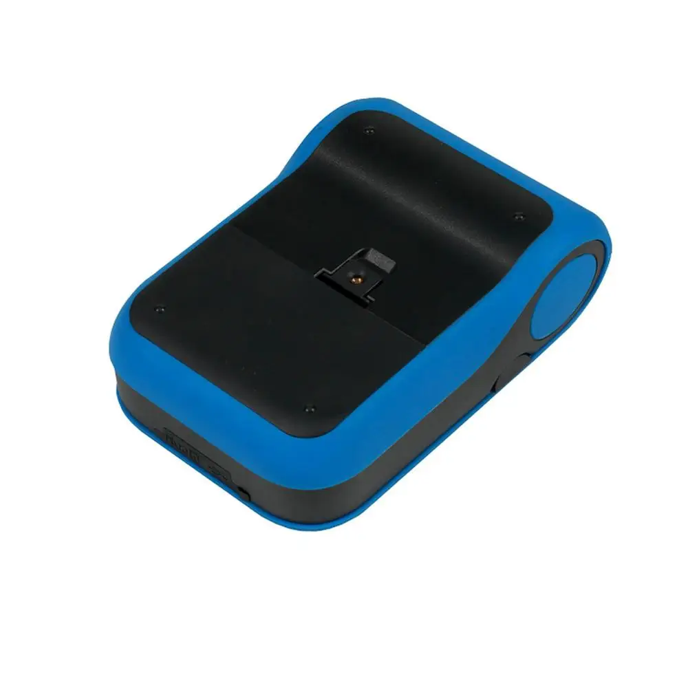 Синий USB Bluetooth Φ 58 мм портативный принтер для этикеток |