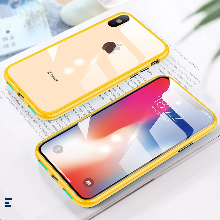 Yellow Магнитный адсорбционный чехол ярких цветов 360 на для iPhone 11 Pro MAX чехол из закаленного стекла для iPhone XS MAX XR X 7 8 Plus чехол на для айфон 11 Pro Max X XR XS MAX 7 8 плюс - Цвет: Yellow