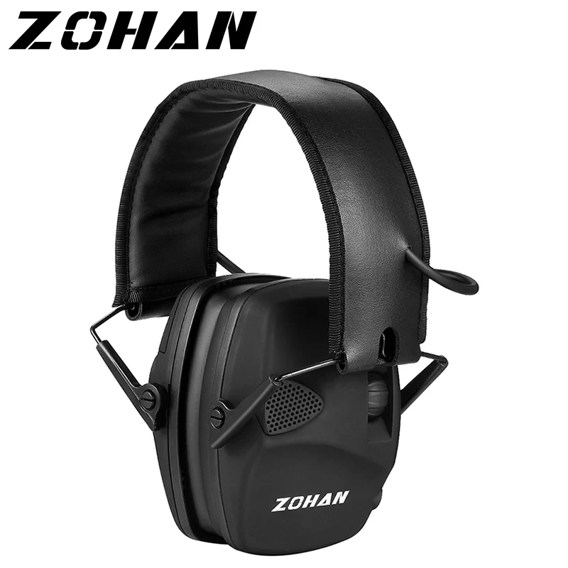 ZOHAN электронная съемка защита ушей NRR22dB Усиление звука шумоподавление ушные муфты Профессиональный охотничий защитник ушей