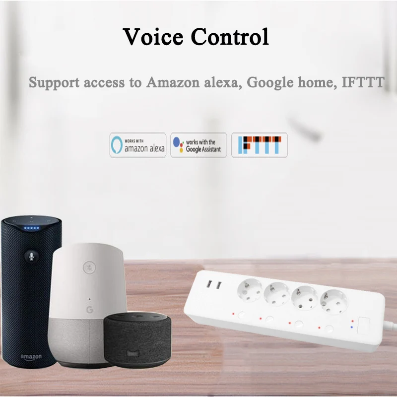 Умный дом розетка с usb Wi Fi умная таймер удлинитель 4EU вилка блок питания 2 USB