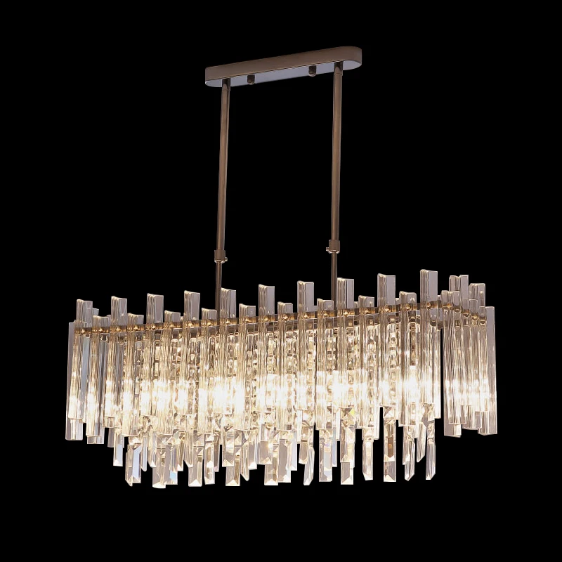 

Modern LED Chandelier Lighting Lampshade Lights for Dining Room Ceiling Chandeliers Indoor Lighting High Quality Clear Crystal