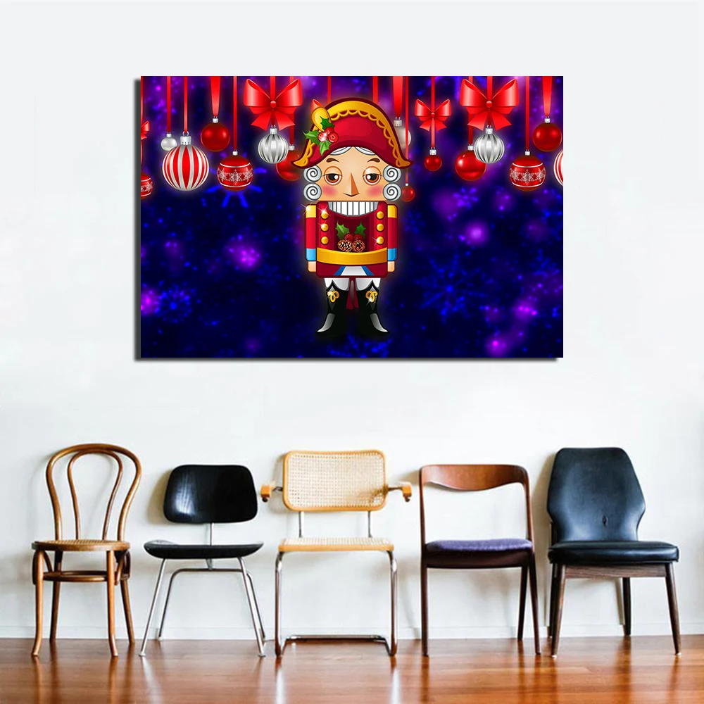 Постер с Щелкунчиком Картина на холсте без рамы настенные картины принт для