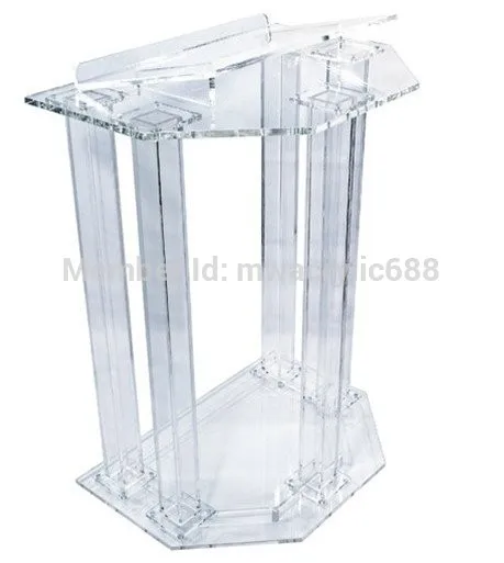 

Free Shipping Price Reasonable Transparent Cheap Clear Acrylic Lectern