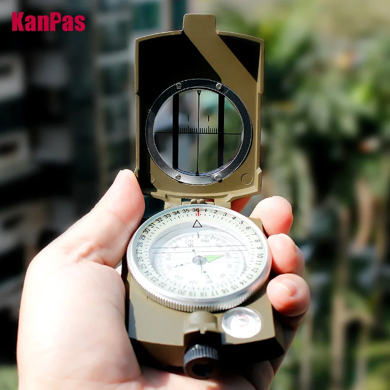 Металлический компас KANPAS из сплава Военный на открытом воздухе бесплатная