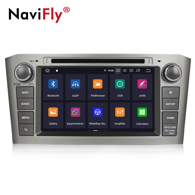 Автомагнитола PX5 с восьмиядерным процессором Android 9 0 ОЗУ 4 Гб ПЗУ 64 ГБ GPS навигацией