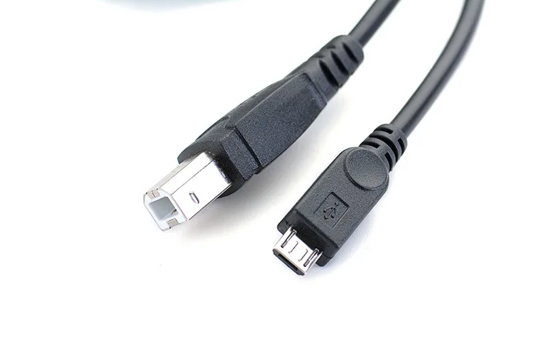 Micro usb Мужской к USB 2,0 B Мужской данных OTG кабель телефон планшет к электронному фортепиано барабана