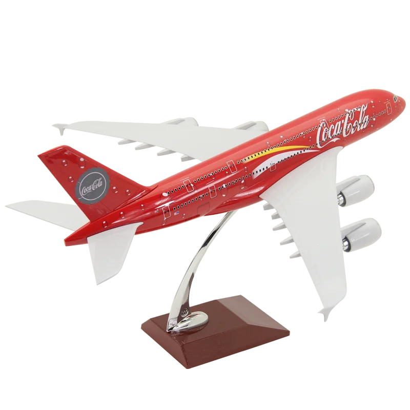 

45cm Malaysia Airlines Airplane Model Airbus 1:160 Scale Model Toys A380 Malaysian Kola Painted Aircraft Model for Children
