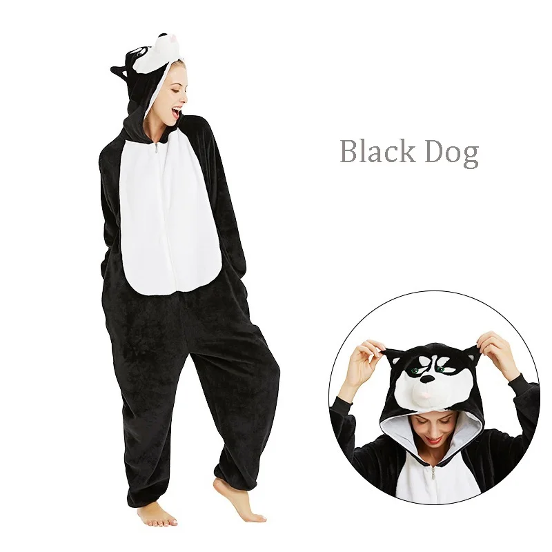 Пижамы для женщин фланелевые пижамы с единорогом кугуруми костюм животными