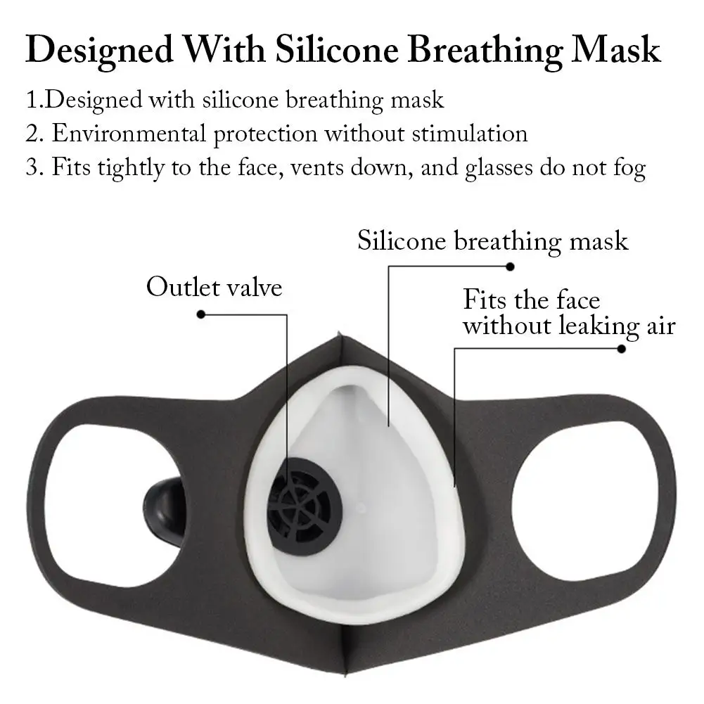 Электрическая воздушная маска Спортивная Пылезащитная легкая моющаяся с