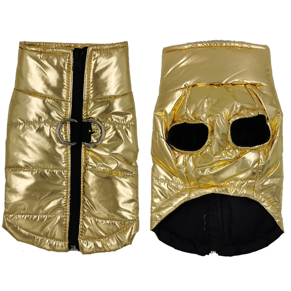 Зимняя одежда для больших собак водонепроницаемая теплая куртка питомца жилет