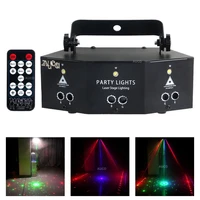 9 eyes dmx led controller color music light lamp projector rgb laser for stage par disco dj home party decoration strobe lights