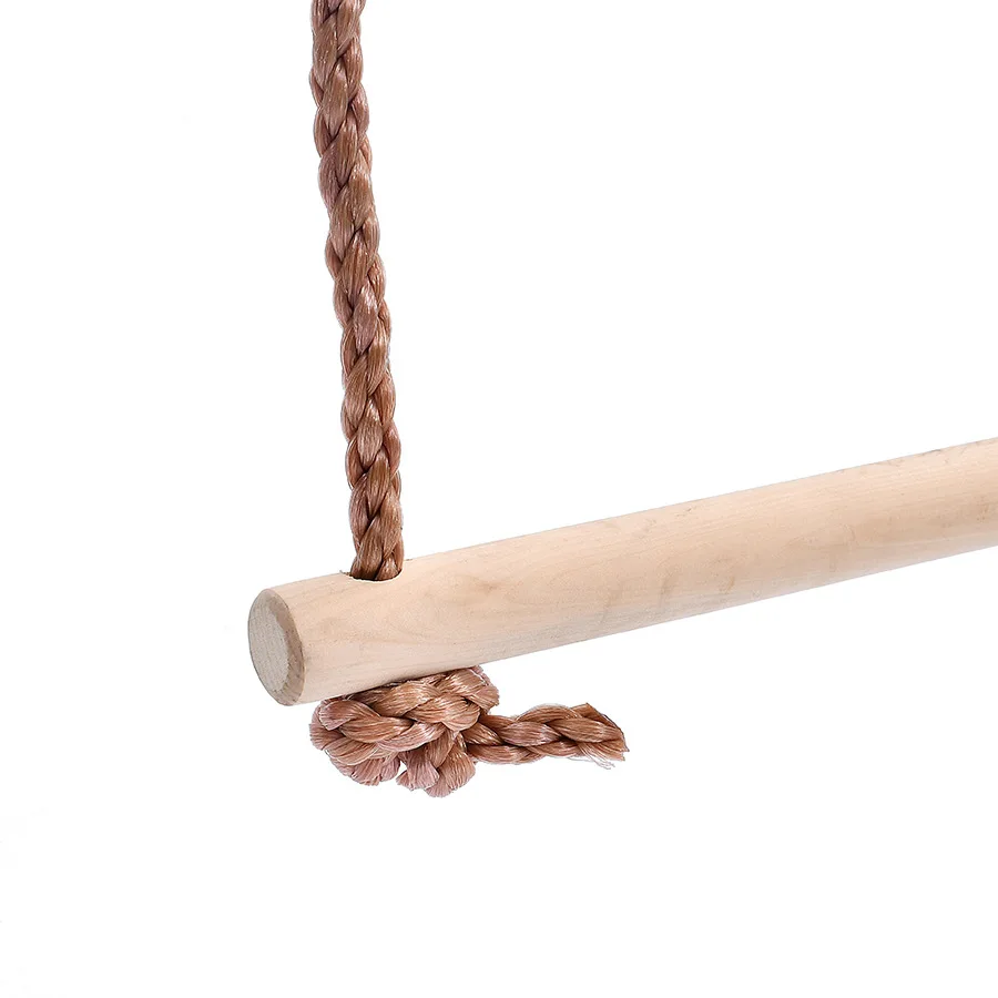 

Kids Fitness Wooden Rungs Rope Ladder Climbing Game Toy Indoor Outdoor Training Activity Sport Rope Swing Safe Climbing Ladder