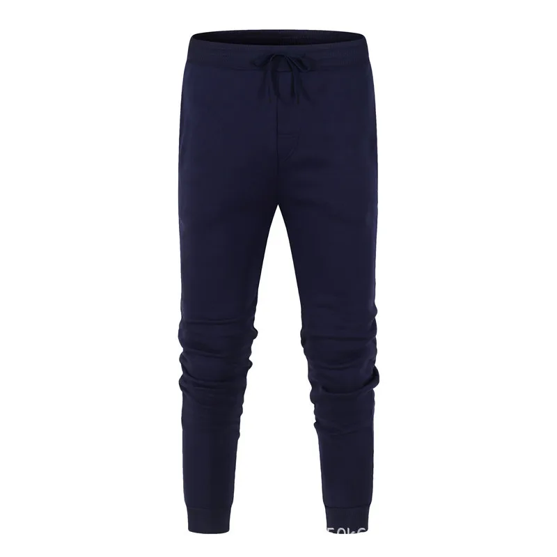 

2021 new style men's and women's new style casual trousers solid color large size sweatpants fleece sweatpants manufacturer sale