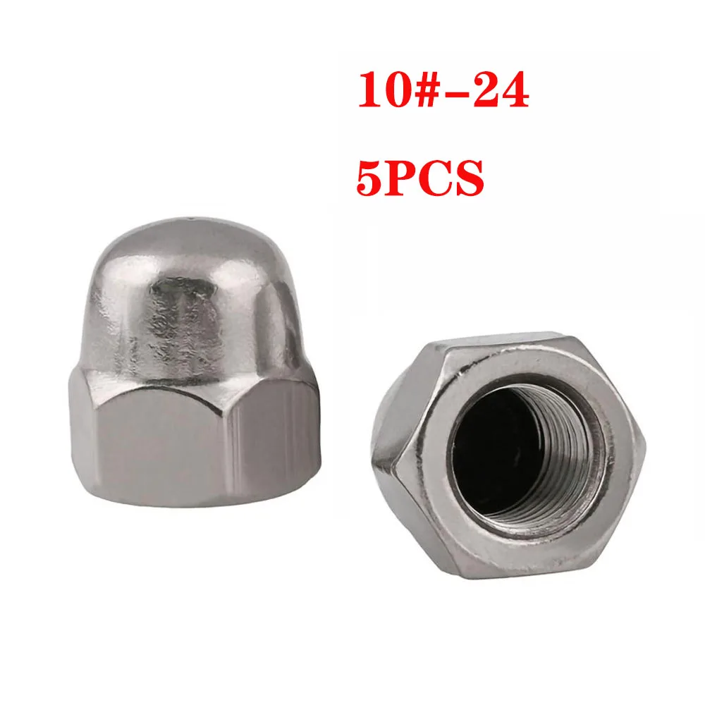 

Шестигранная гайка UNC 8 #, 10 #, 1/4 дюйма, 5/16 дюйма, 3/8 дюйма 304 нержавеющая сталь Шестигранная декоративная полукруглая крышка гайки купольные гайки
