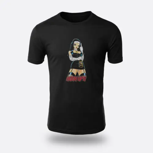 Evil monun Hookups Tee Hook Ups черная футболка Размер S 3XL Мужская| |