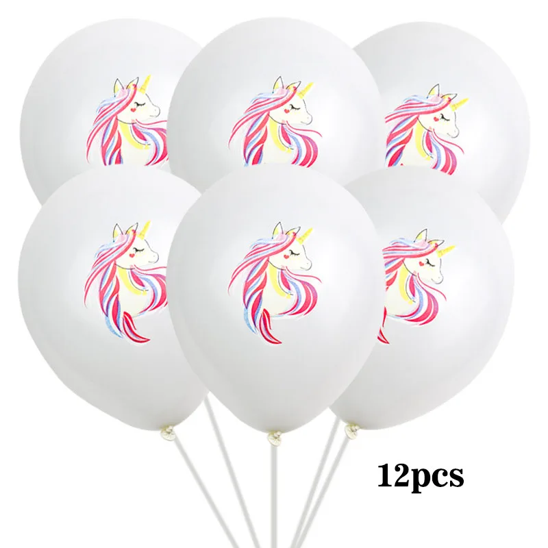 ballon 12pcs 123 1 шт. формочка для торта в форме единорога, для дня рождения, для украшения торта, мультяшная лошадь, пастрит, биссит, формочка для торта, вечерние аксессуары в виде единорога - Цвет: ballon 12pcs