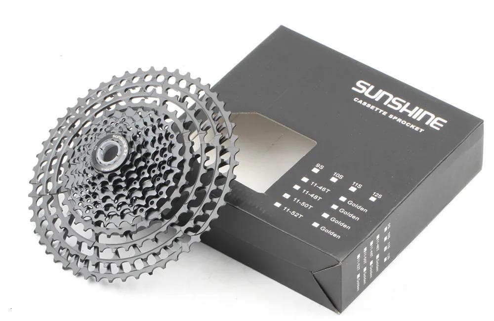 Велосипед Freewheel MTB 10 11 12 скоростной кассета 11-50T 52T Сверхлегкий 11T Запчасти для велосипеда горный для shimano M6000 M7000 M8000