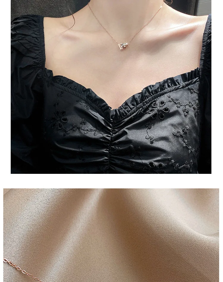 

Titanium Steel Necklace Female Clavicle Chain D-Shaped Pendant Personality Temperament Net Red Jewelry Simple Non-Fading Jewelry