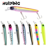 75mm 13g outdoor tackle useful winter fishing sinking pencil sinking minnow baits fish hooks minnow lures