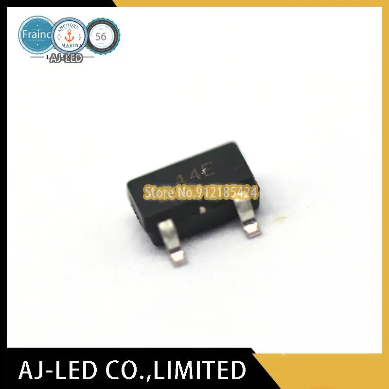 

10 шт./лот A3144ELHLT-T SMD SOT23, монополярный элемент зала, цепь переключения, магнитный датчик, знак: 44E