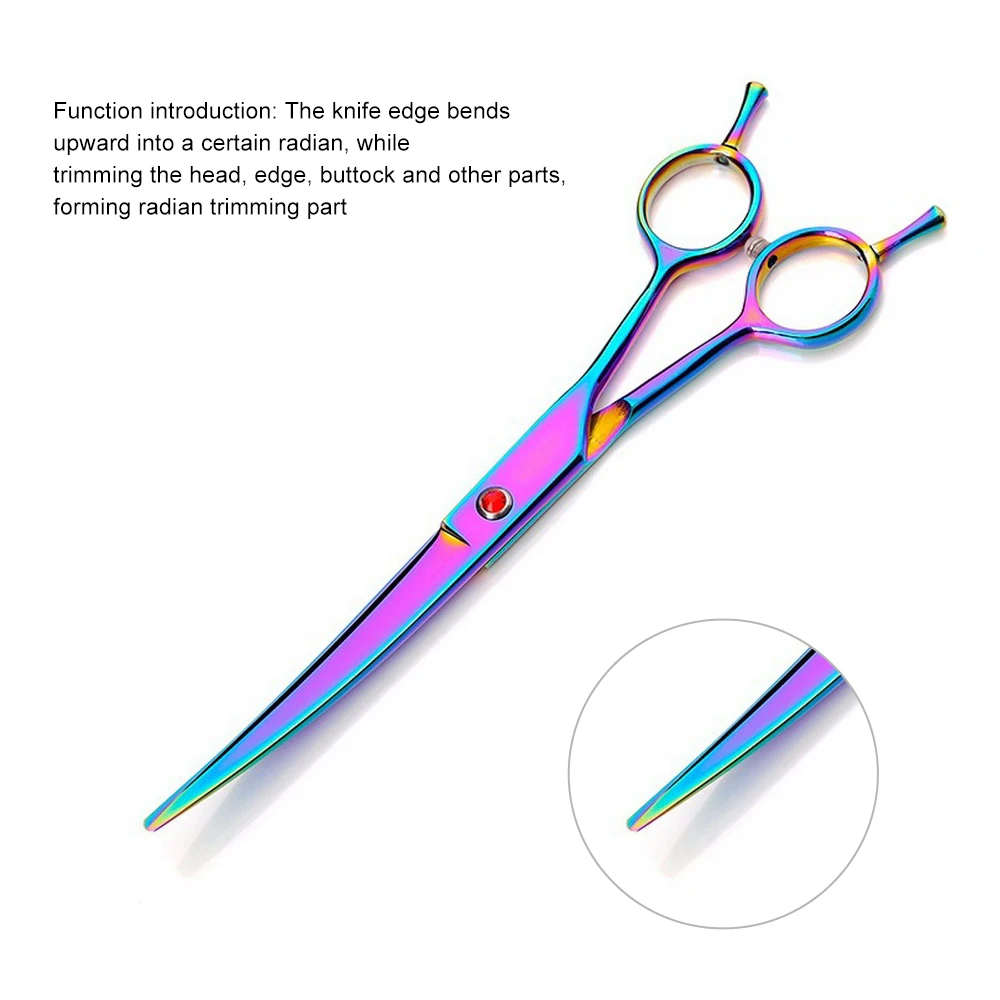 7 дюймов Парикмахерская резка стайлер для укладки волос ножницы из нержавеющей