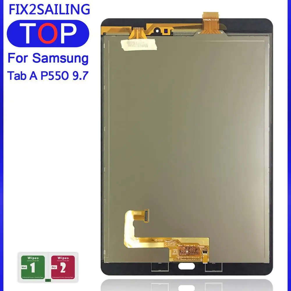 ЖК экран для Samsung Galaxy Tab A SM P550 P555 дисплей сенсор стекло сенсорный сенсорная панель