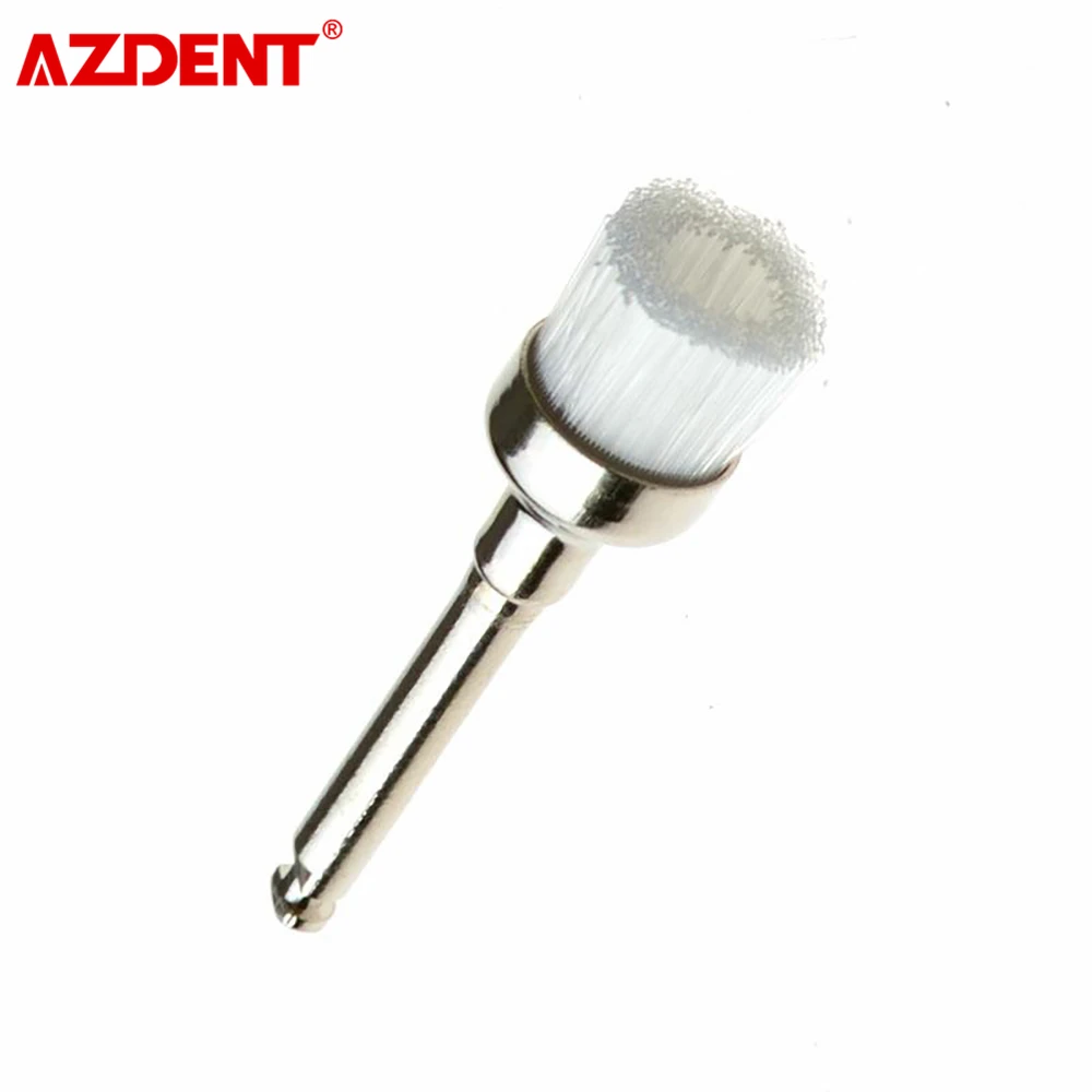 100 шт./коркор. AZDENT Dental профи Brush полировка детской формы Белый Нейлоновый Тип