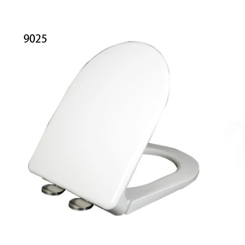 Круглая Универсальная крышка для унитаза с медленным закрытием комплект крышкой