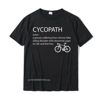 cycopath funny bike cycle cyclist pun quote humor t shirt mens popular design tees cotton tshirts europe
