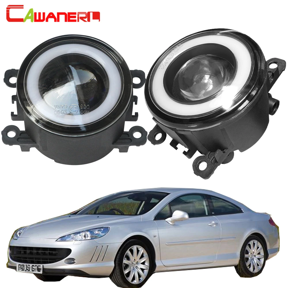 Cawanerl для 2005 2011 Peugeot 407 купе 6C _ автомобиля 30 Вт Светодиодный туман светильник Halo