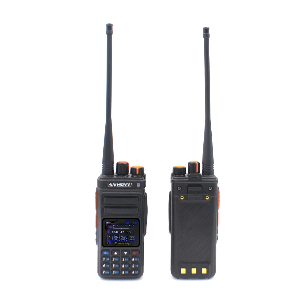 Ceny ANYSECU UVF9plu Dwuzakresowy Dual Standby Walkie Talkie 87-108MHz Radio FM 10W/1W Z Miernik Częstotliwości Funkcja ANYSECU UVF9plus