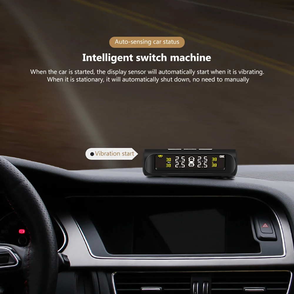 AOSHIKE Универсальная автомобильная TPMS система контроля давления в шинах с