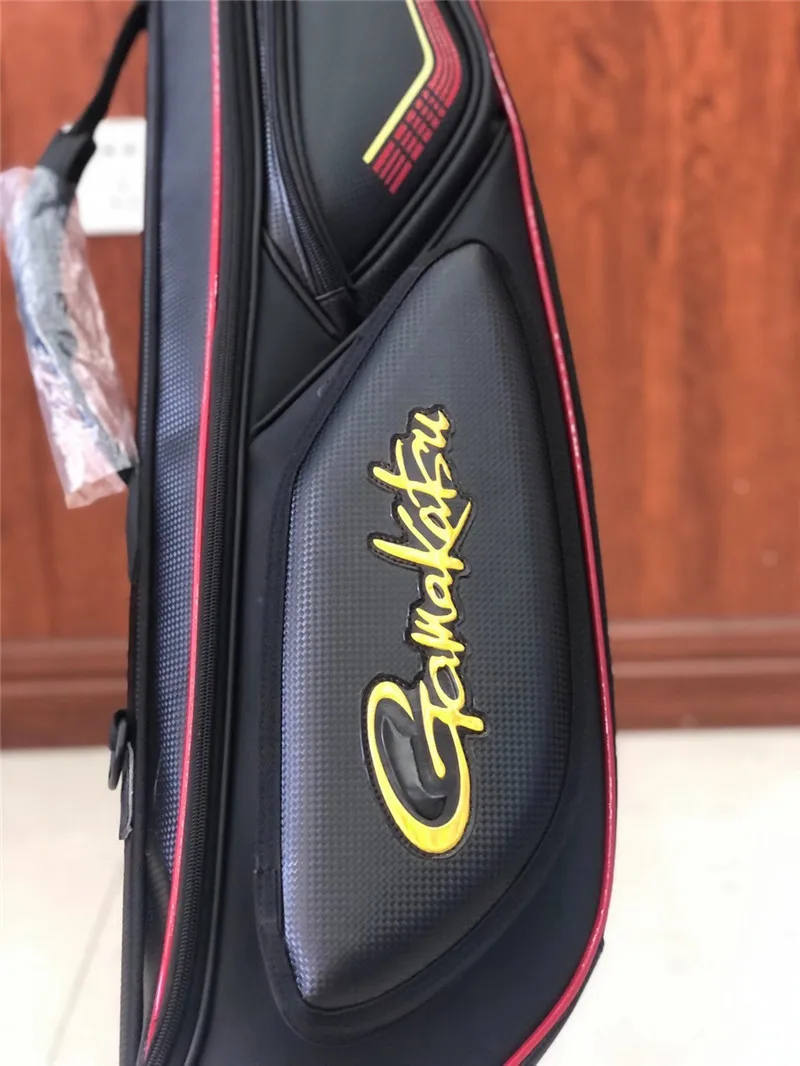 

2021 New Waterproof Portable Gamakatsu Fishing Rod Bag High Capacity Fishing Bag 135cm Fishing Tackle Storage Bags