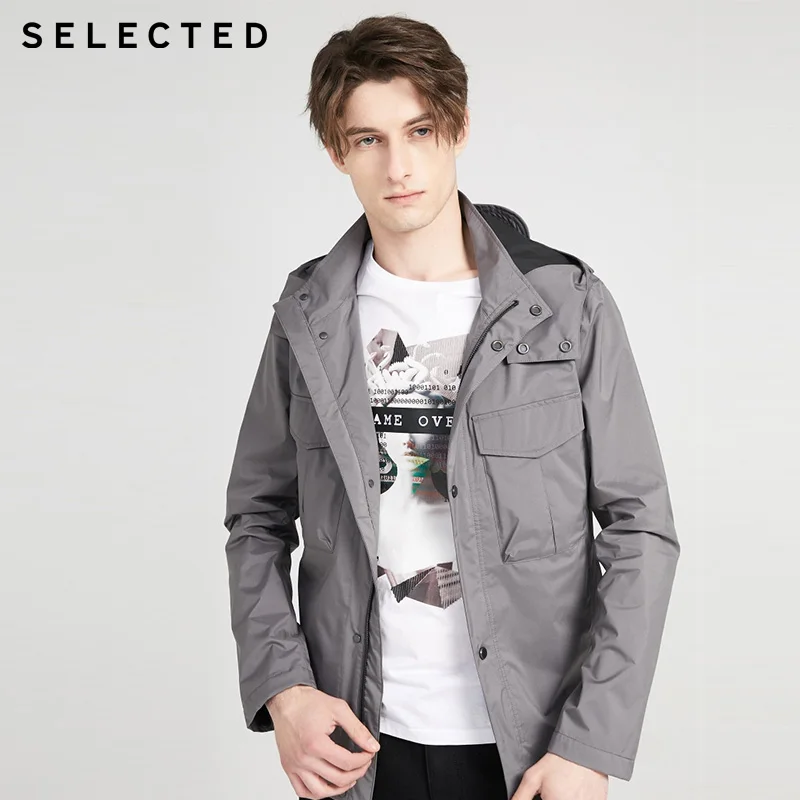 

SELECTED Detachable Hooded Outdoor Work Jacket |420121507