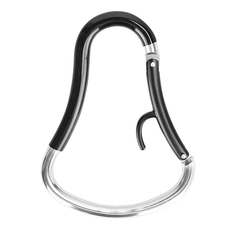 

Крючок для детской коляски 7 дюймов, супер большой карабин, крючок из алюминиевого сплава, аксессуары для детской коляски